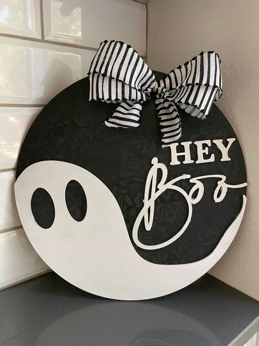 Hey Boo | Door Hanger Add-On