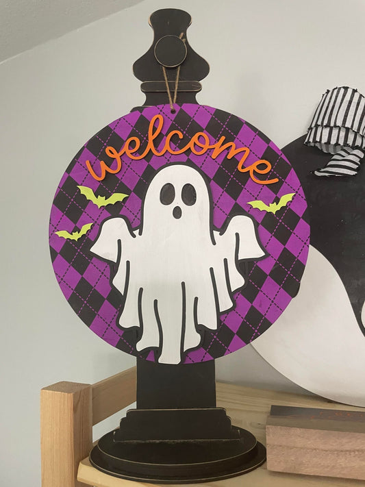 Welcome Ghost | 10.75 Inch | Large Signpost