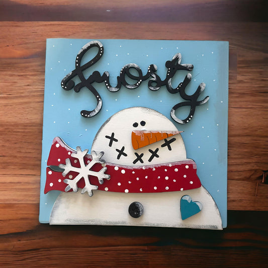 Frosty Snowman | Interchangeable Frame Insert