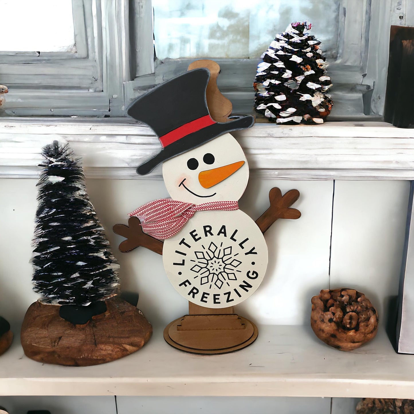 Snowman Hanger | Large Signpost