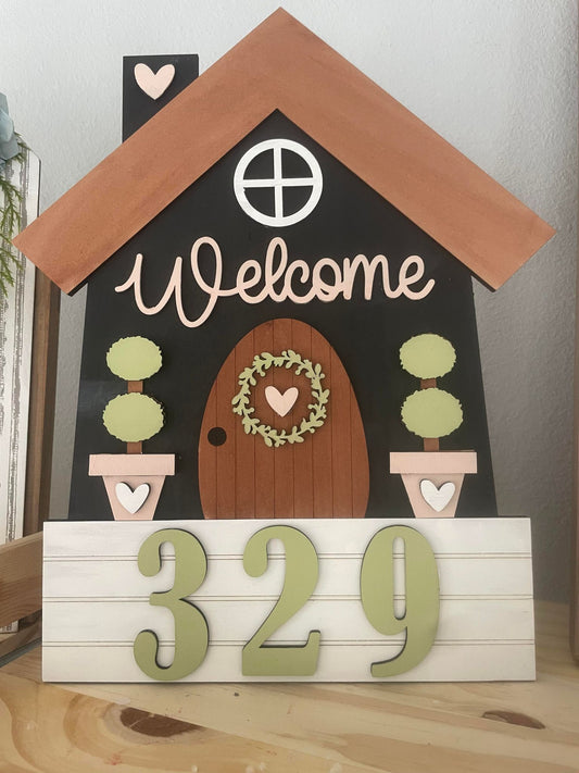 Welcome House Number
