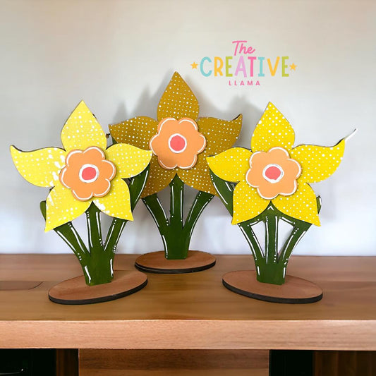 Daffodil Trio Shelf Sitters