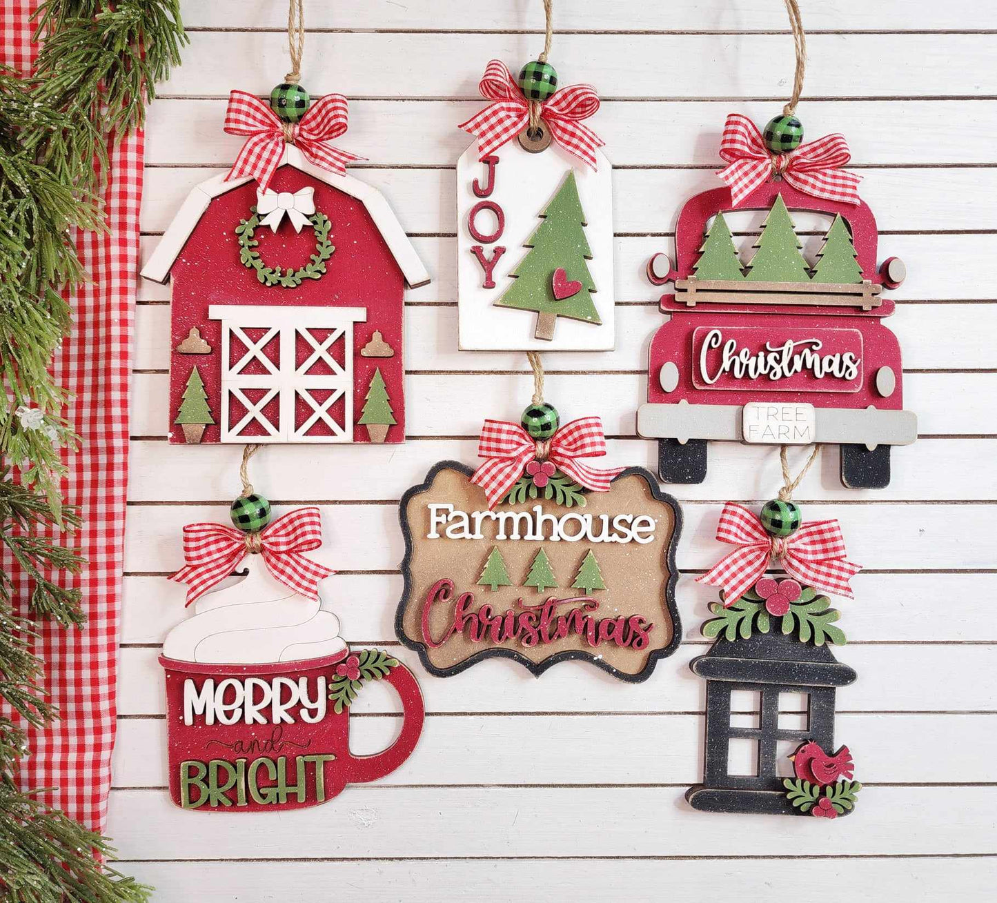 Country Christmas Ornaments