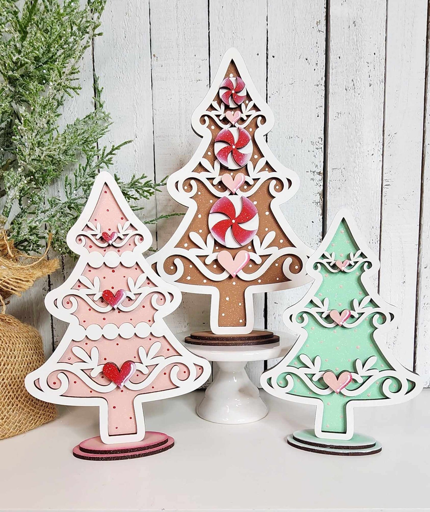 Gingerbread Tree Set