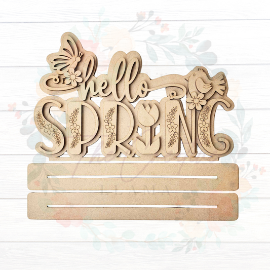Hello Spring Shelf Sitter