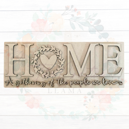 Home Mantle Sign