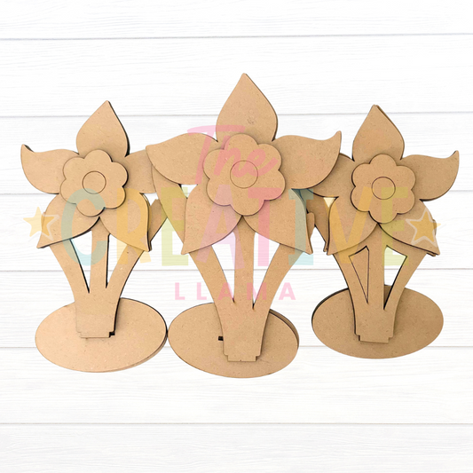 Daffodil Trio Shelf Sitters