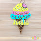 Ice Cream Cone Door Hanger