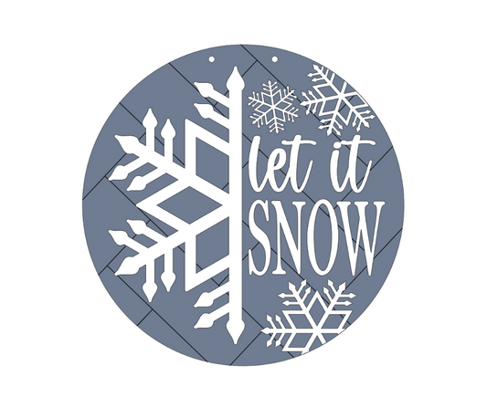 Let It Snow Sign