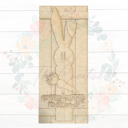 Shiplap Bunny Sign