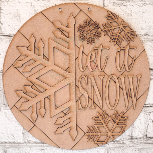 Let It Snow Sign